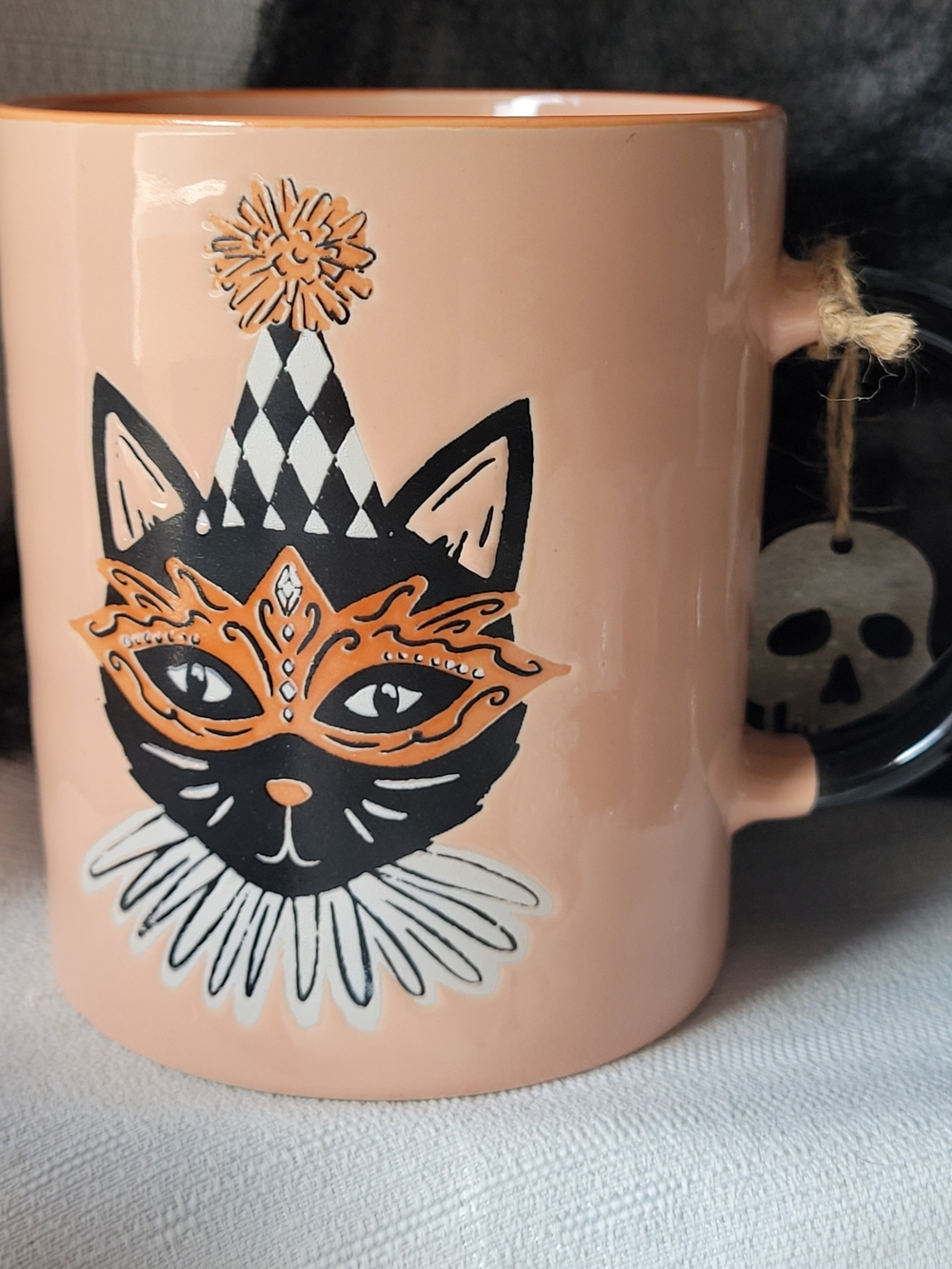 Primo Designs Halloween Cat Masquerade Mug - Picture 3 of 4